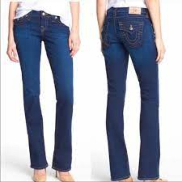 True Religion Rainbow Becky Jeans EUC - Picture 1 of 16